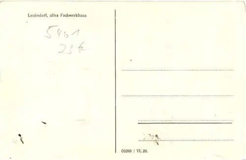 Leubsdorf am Rhein - altes Fachwerkhaus -718026