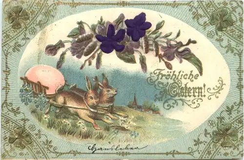 Ostern - Prägekarte - Hase -721790