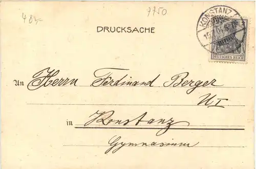 Konstanz - Muli Salutem dicunt - Studentika - Jugendstil -722192