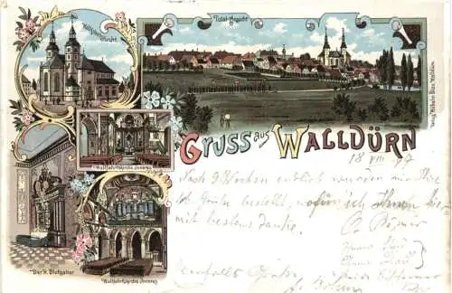 Gruss aus Walldürn - Litho -724678