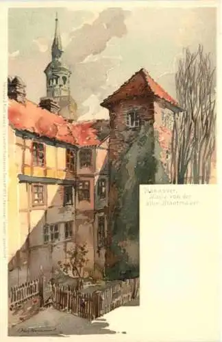 Hannover - Alte Stadtmauer - Litho -724796