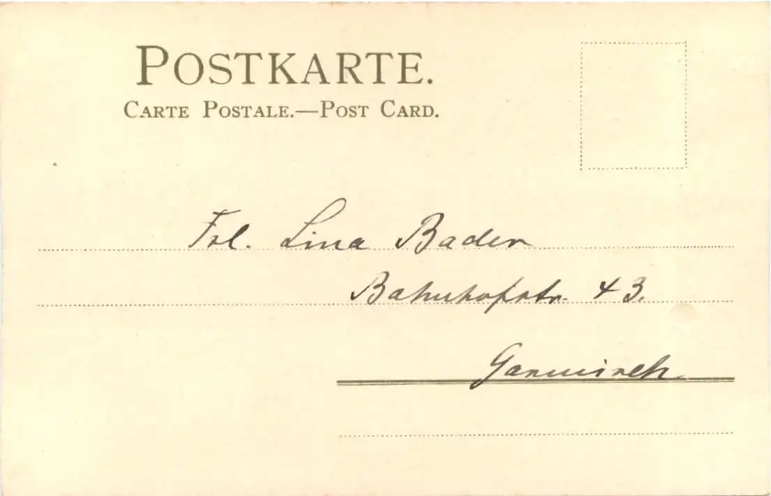 Mondschein Postkarte - Prägekarte -725552