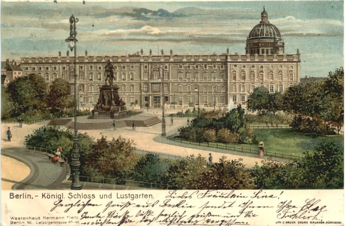 Berlin - Königl. Schloss - Litho -725638