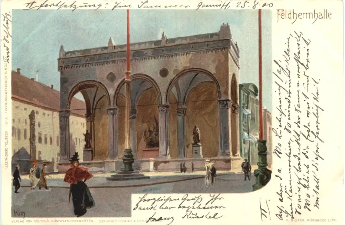 München - Litho - Künstler Kley -726174