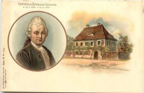 Gotthold Ephraim Lessing - Litho -726918