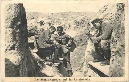 WW1 - Im Schützengraben auf der Lorettohöhe - Feldpost -727620