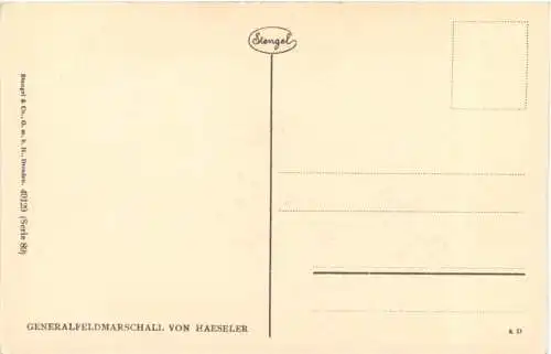 Generalfeldmrschall von Haessler -730108