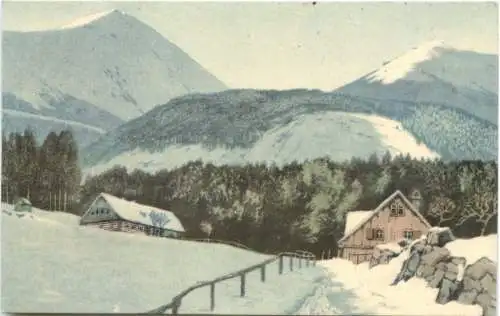 Riesengebirge - Wolfshau mit Schneekoppe -730422