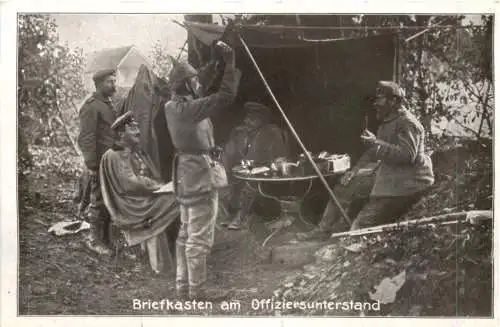 WW1 - Briefkasten am Offiziersunterstand -732242