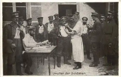 WW1 - Impfen der Soldaten -732232