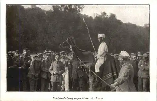 WW1 - Belustigung deutscher Soldaten hinter der Front -732272