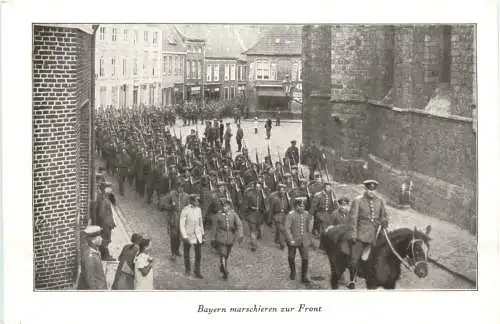 WW1 - Bayern marschieren zur Front -732118