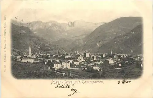 Bozen-Gries mit Rosengarten -733180