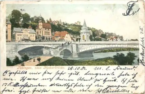 Tübingen - neue Neckarbrücke -733572