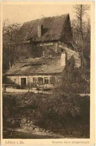 Löbau in Sachsen - Ältestes Haus Ziegenkopf -739858