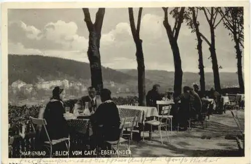 Marienbad - Blick vom Cafe Egerländer -741142