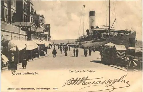 Constantinople - Les Quais de Galata -745656