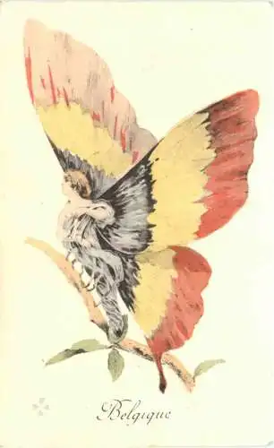 Belgique - Frau als Schmetterling -746162