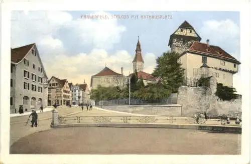 Frauenfeld - Schloss mit Rathausplatz -746232