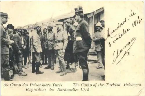 Greece - Expedition des Dardanelles 1915 - Cam des Prsonniers Turcs -746626