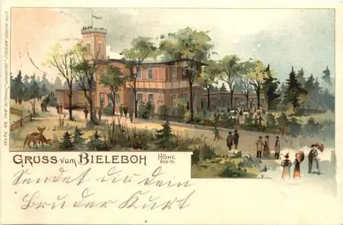 Gruß vom Bieleboh - Litho -748242