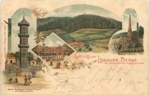 Löbau - Löbauer Berg - Litho -748274