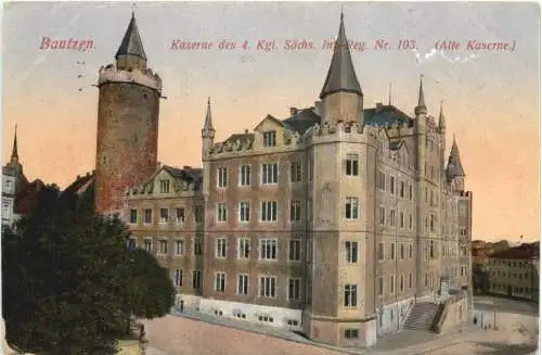 Bautzen - Kaserne des 4. Kgl Inf Regiment 103 -748772