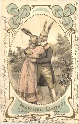 Ostern - Hasen in Kleidern -752518