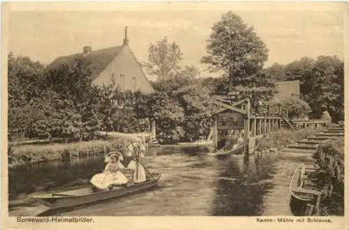 Spreewald - Kanno Mühle mit Schleuse -753504