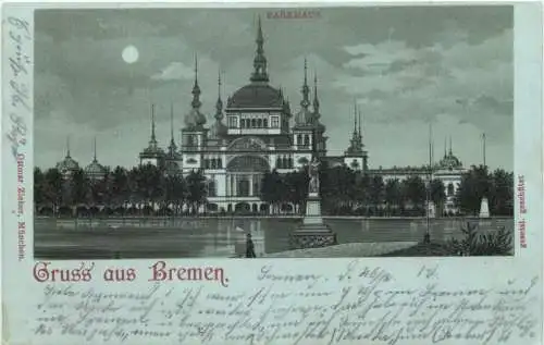 Gruss aus Bremen - Parkhaus - Litho -754064