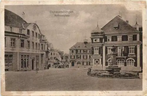 Donaueschingen - Rathausplatz -758168