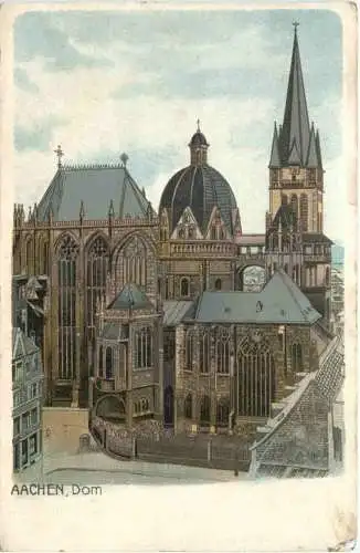 Aachen - Dom - Litho -762074