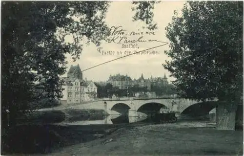 Saalfeld a. Saale - Partie an der Saalebrücke -762460