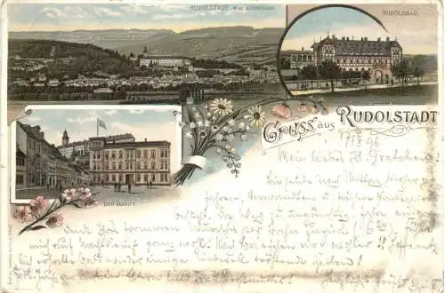 Gruss aus Rudolstadt - Litho -762530