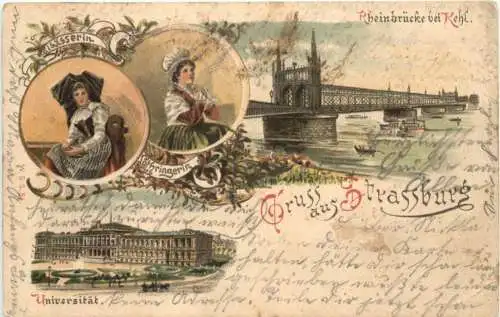 Gruss aus Strassburg - Litho -763646