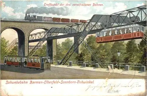 Schwebebahn Barmen-Elberfeld -764082