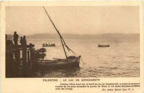 Palestine - Le Lac de Genezareth -764702