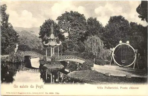 Un saluto da Pegli - Villa Pallavicini - Ponte chinese -764964