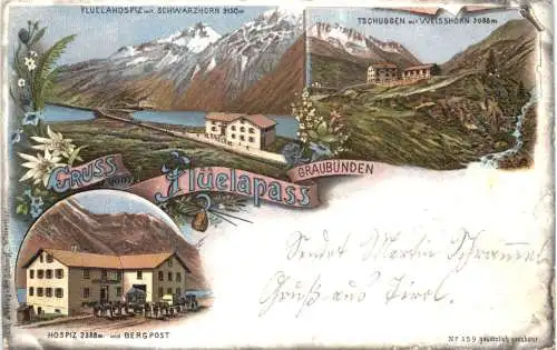 Gruss vom Flpelapass - Litho -765156