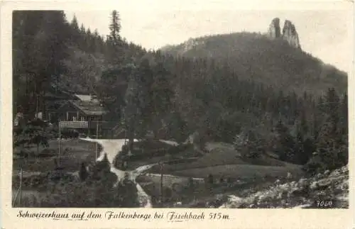 Schweizerhaus auf dem Falkenberge bei Fischbach - Schlesien -765590