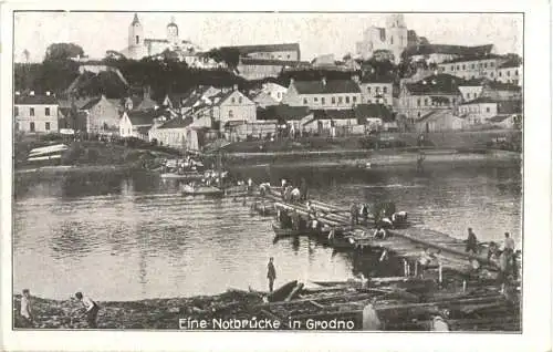 Notbrücke in Grodno -765766