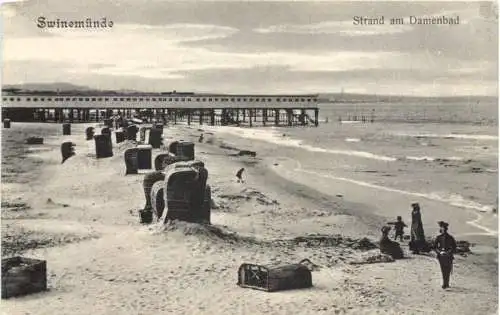 Ostseebad Swinemünde - Strand am Damenbad -765894