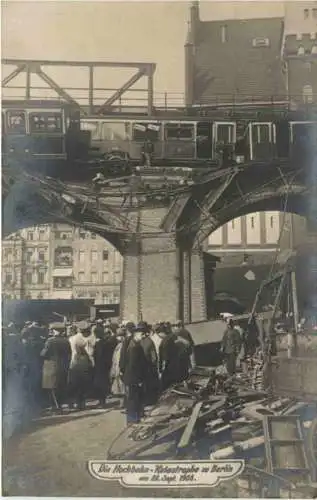 Berlin - Hochbahn Katastrophe 1908 -767048