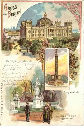 Gruss aus Berlin - Litho -767044