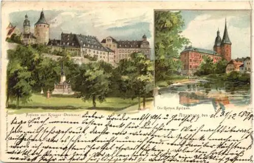 Gruss aus Altenburg - Litho -768024