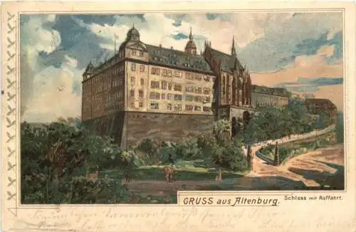 Gruss aus Altenburg - Litho -768018