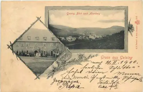 Gruss aus Geising - Gasthof Stadt Dresden - Altenberg -768204