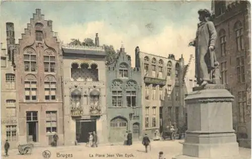 Bruges - La Place Jean Van Eyck -768648