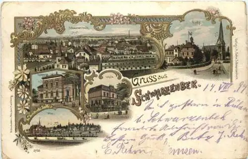 Gruss aus Schwarzenbek - Litho -769024