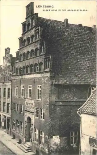 Lüneburg - Altes Haus in der Beckerstrasse -769044